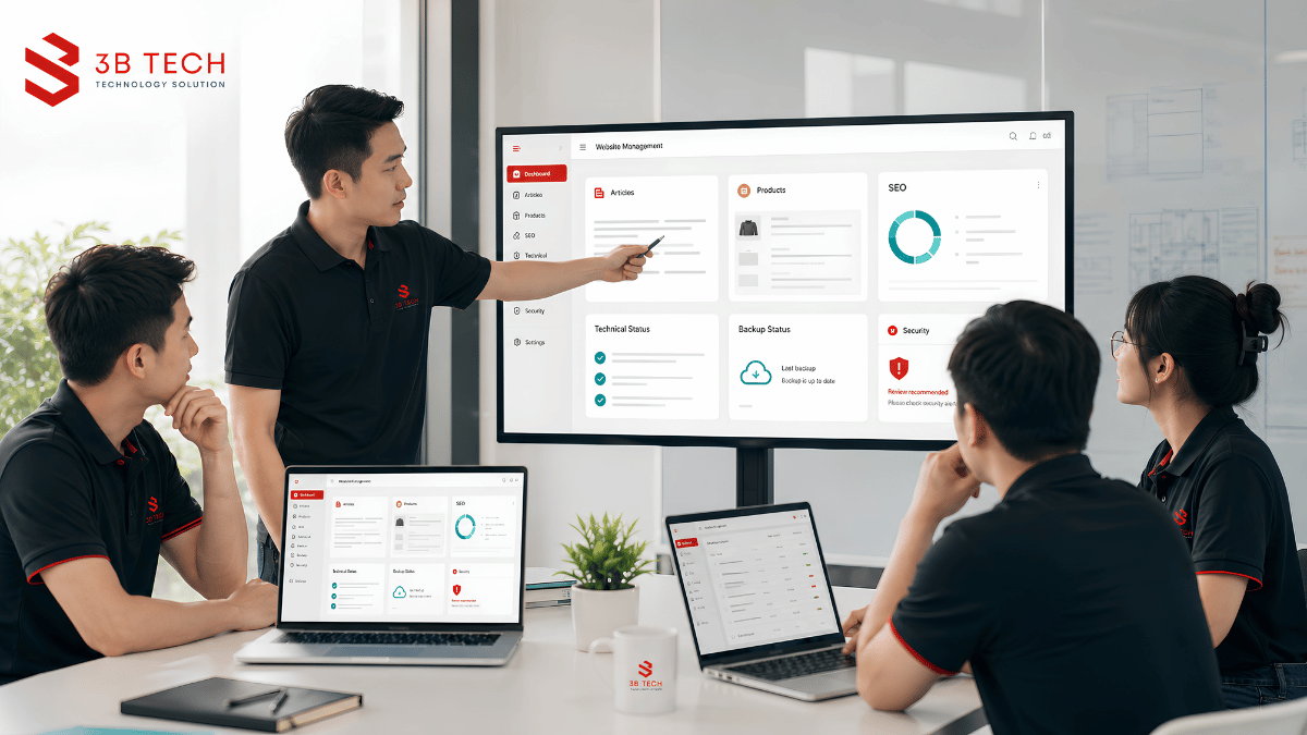 Đội ngũ kiểm tra nội dung SEO kỹ thuật và bảo mật website