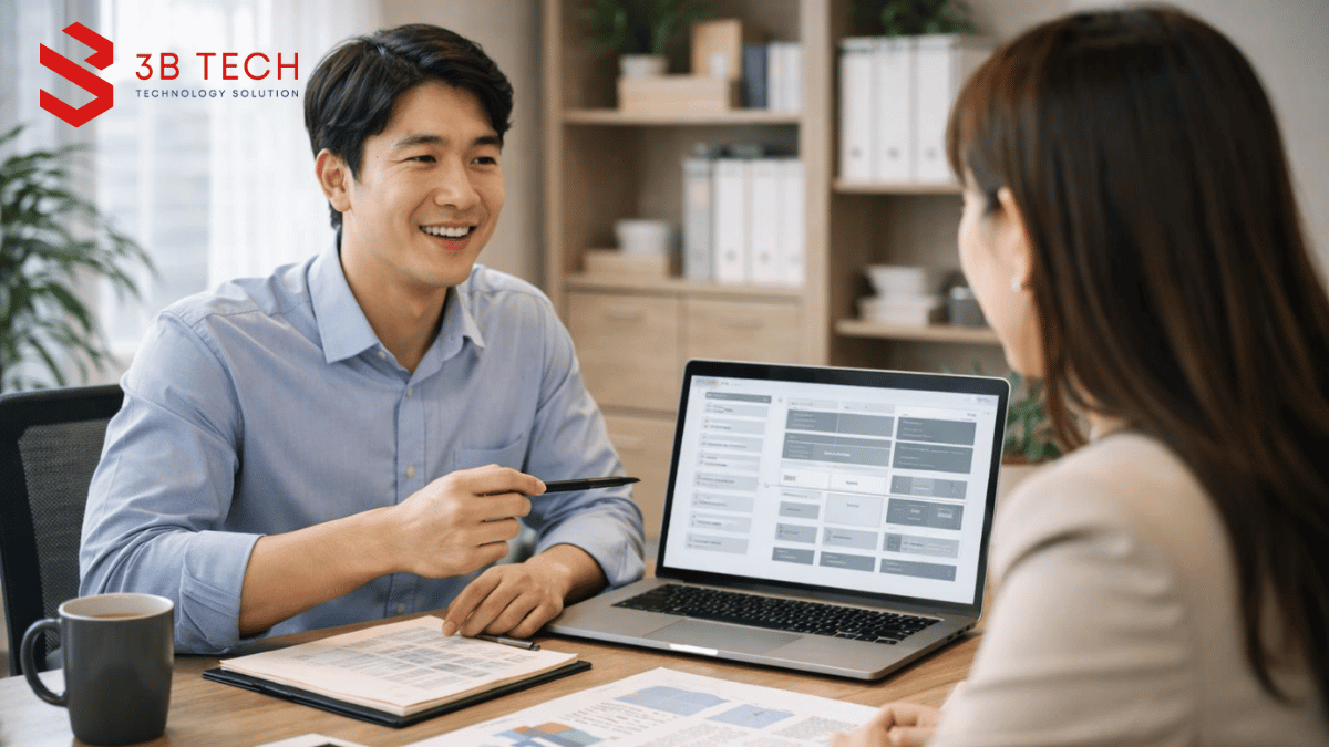Buổi tư vấn và trao đổi nhu cầu thiết kế website cho doanh nghiệp