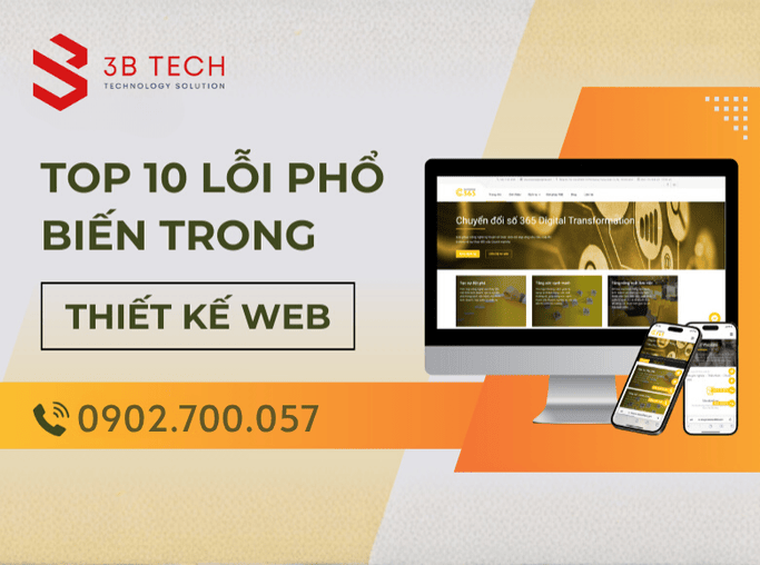 10 sai lầm thiết kế website